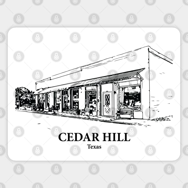 Cedar Hill - Texas Magnet by Lakeric